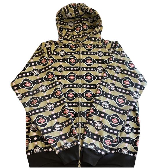 BAPE x Kawa Milo Monogram Full Zip Hoodie A Bathing Ape Size XXL - Picture 1 of 9